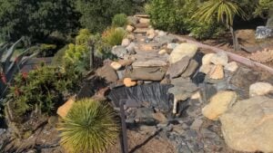 Drainage and Hardscaping Project in Belmont