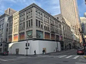 Barricade Graphic Installation in San Francisco